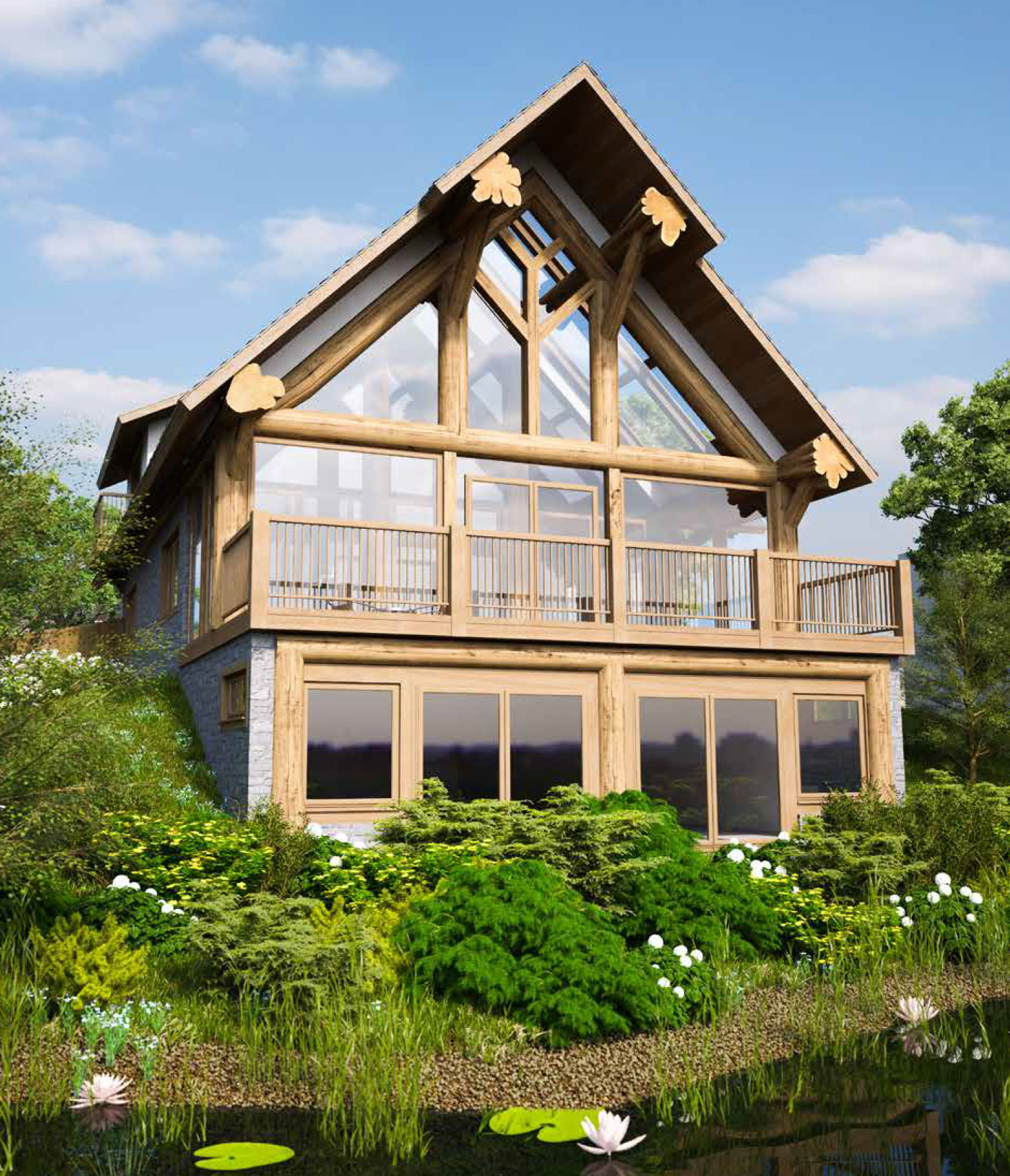 Three Bedroom lodge visual