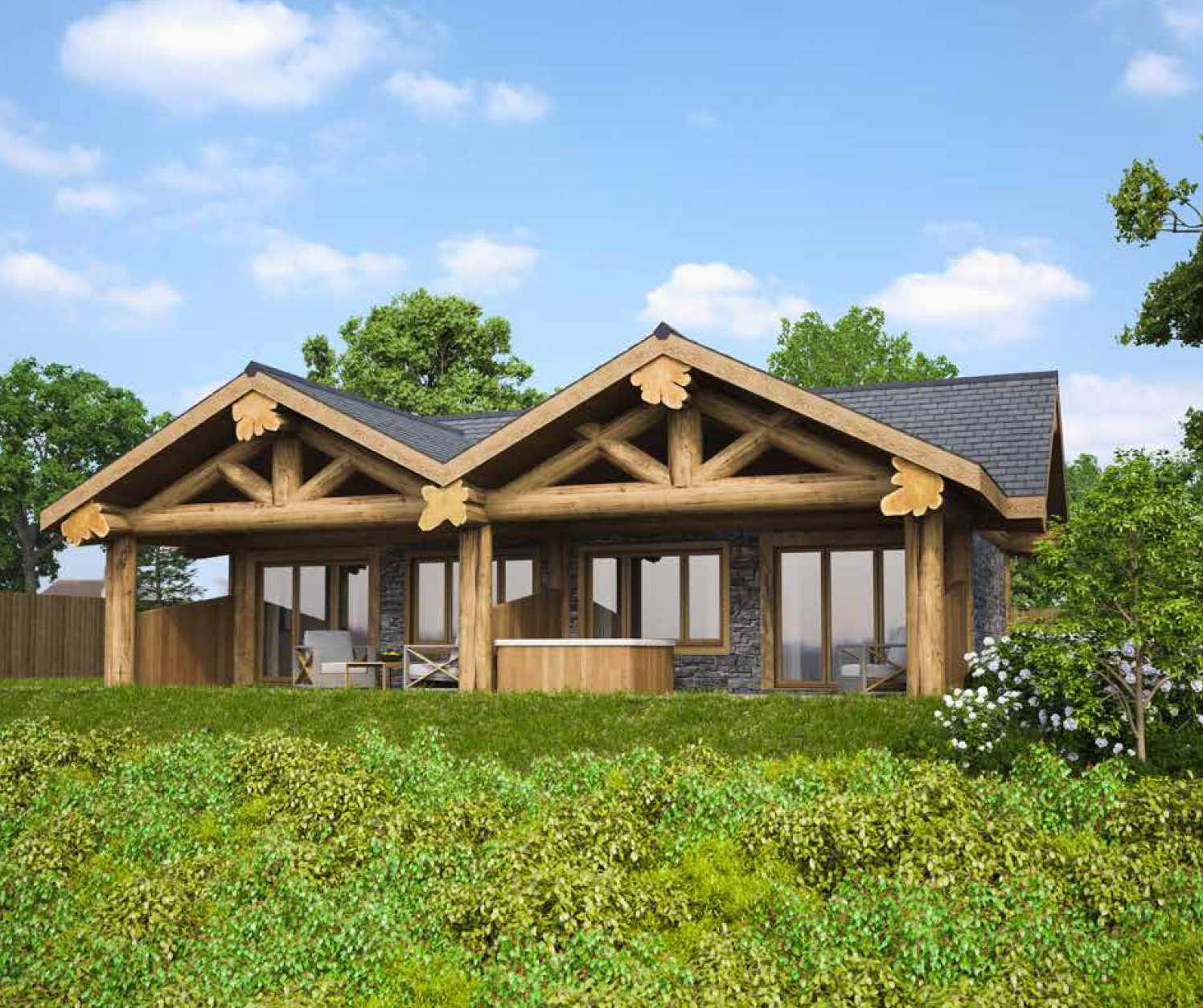 Two Bedroom lodge visual