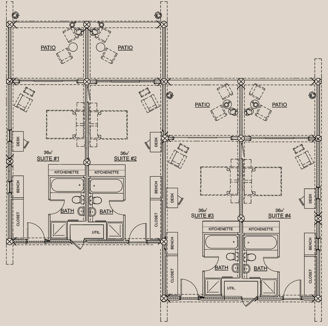 Four Bedroom lodge plan